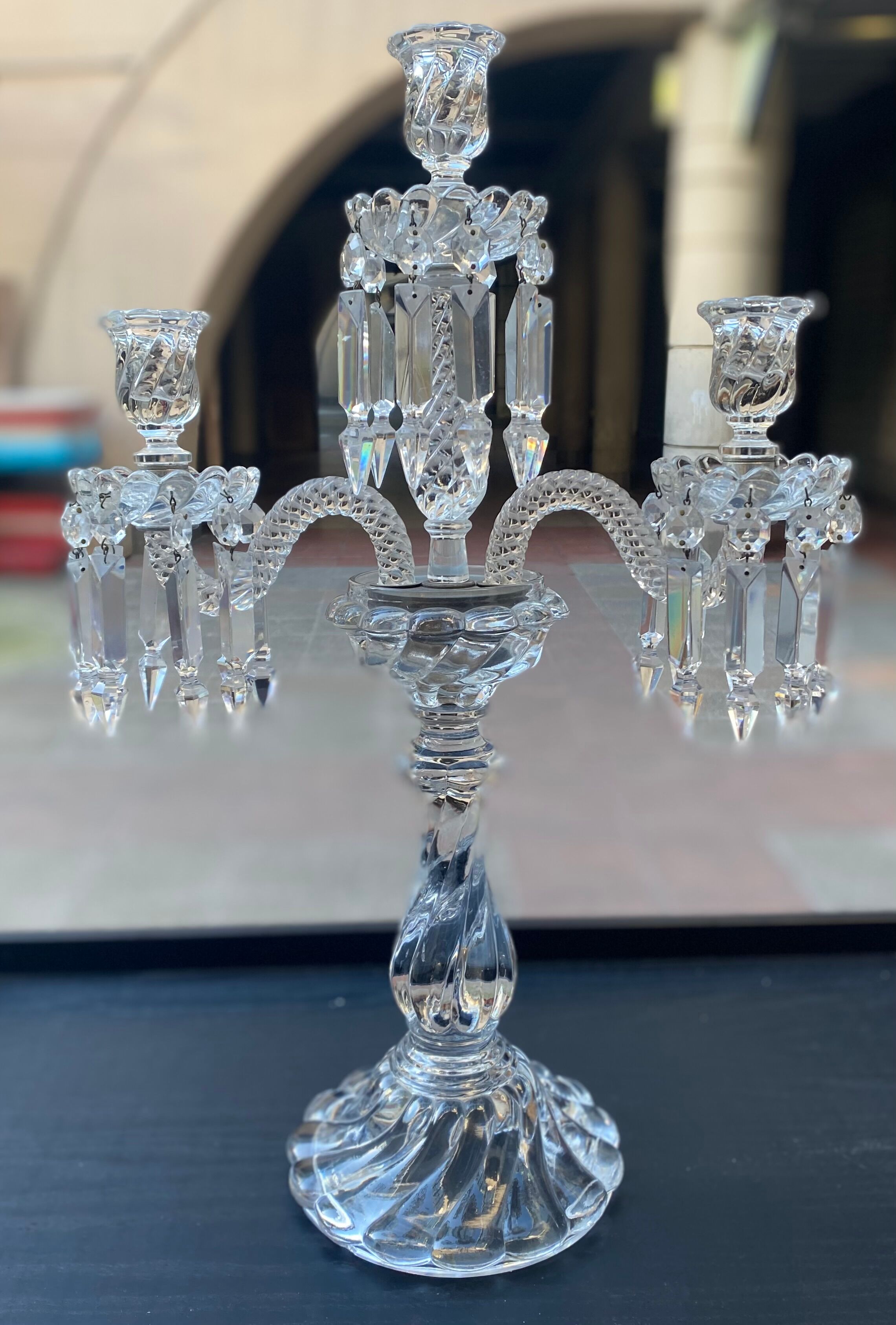 Baccarat crystal chandelier - 70s
