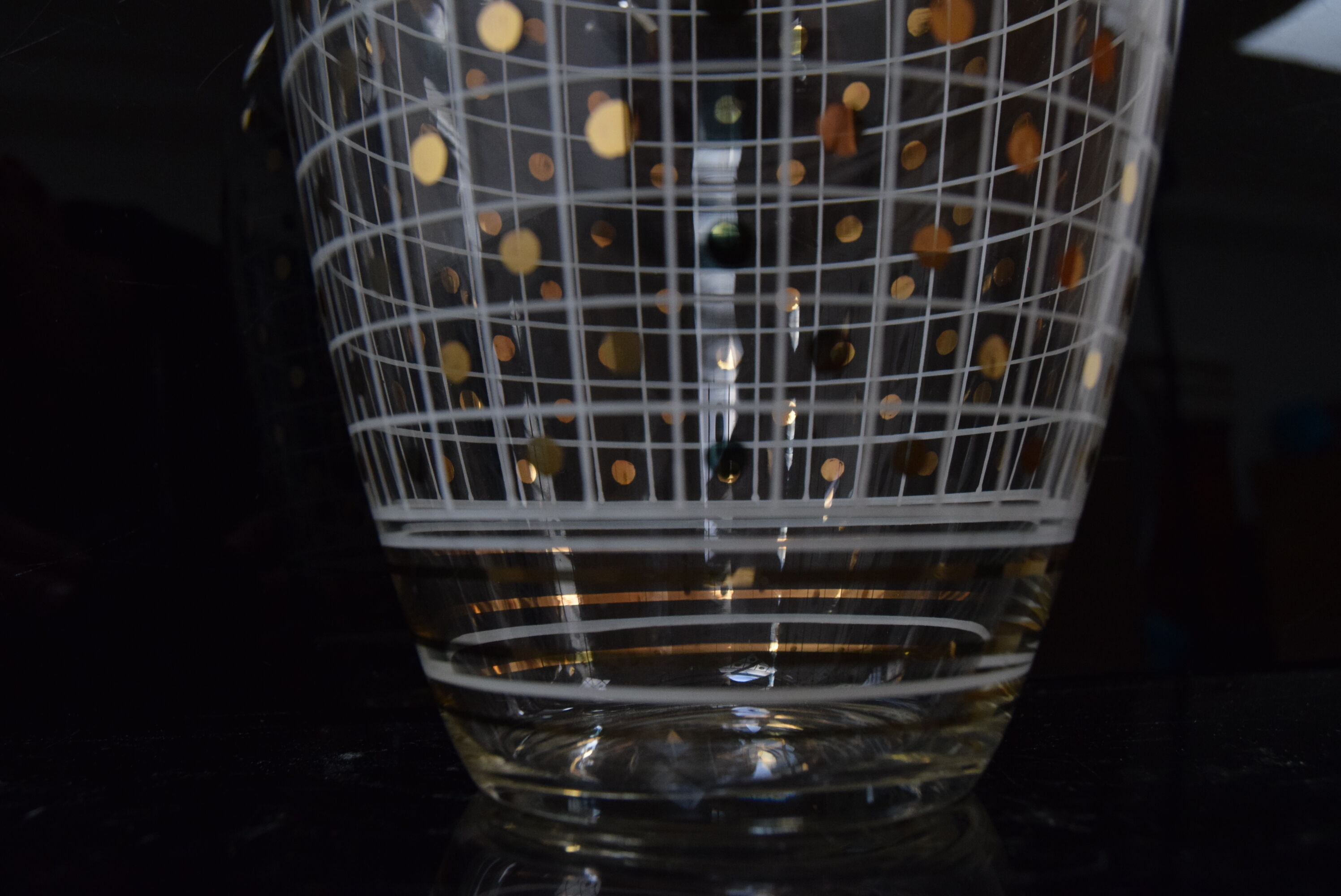 Mid-century Glass Vase,Czechoslovakia,1960'