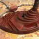 Art Deco lamp ERPE no 40 - Belgium 1930s/40s - Swan Neck Cast Iron