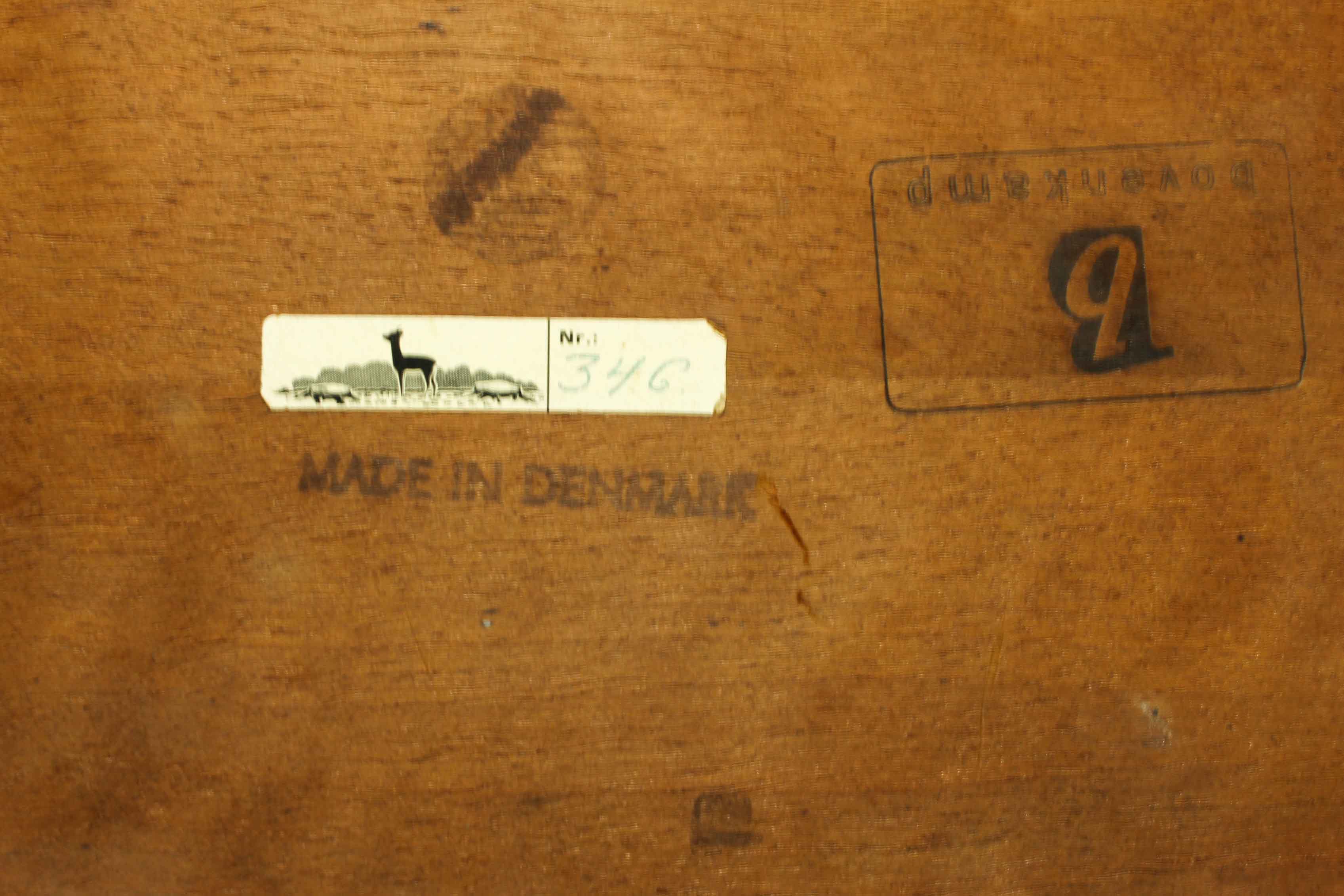 Severin Hansen model 163 rosewood nesting tables by Bovenkamp, 1960