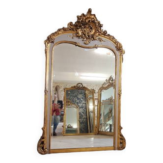 Napoleon III period mirror 155 x 101