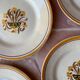 Service of plates and dish Oeillet Creil et Montereau