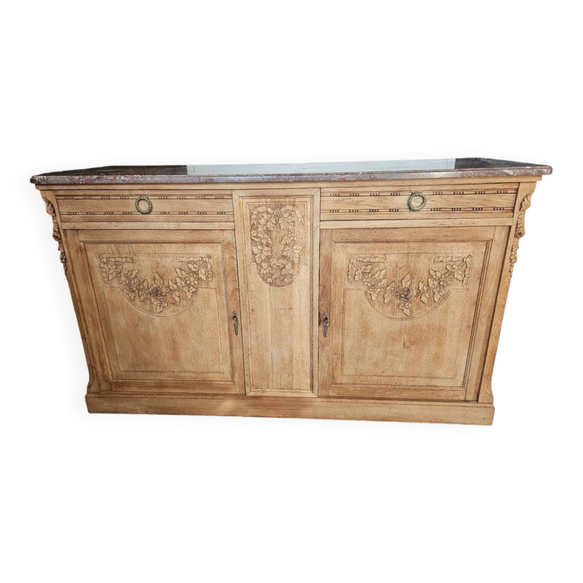 Low buffet with marble