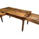 Table de ferme Louis Philippe en noyer 19’s