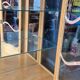 Two-door display cabinet
