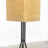 German floor lamp in metal and plastic by Hesse Leuchten, 1960s.