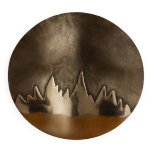 Assiette murale en aluminium