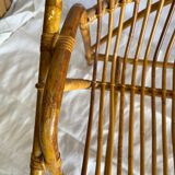 Pair of rattan basket chairs