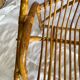 Paire de fauteuils corbeille en rotin