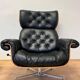XL Extraordinary design Bent plywood Lounge Chair and Ottoman in rosewood -1960s