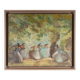 Peinture, huile sur toile, Les danseuses, signé Spadolini, début du XXème s