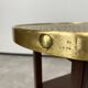 Secession coffee table with a brass top