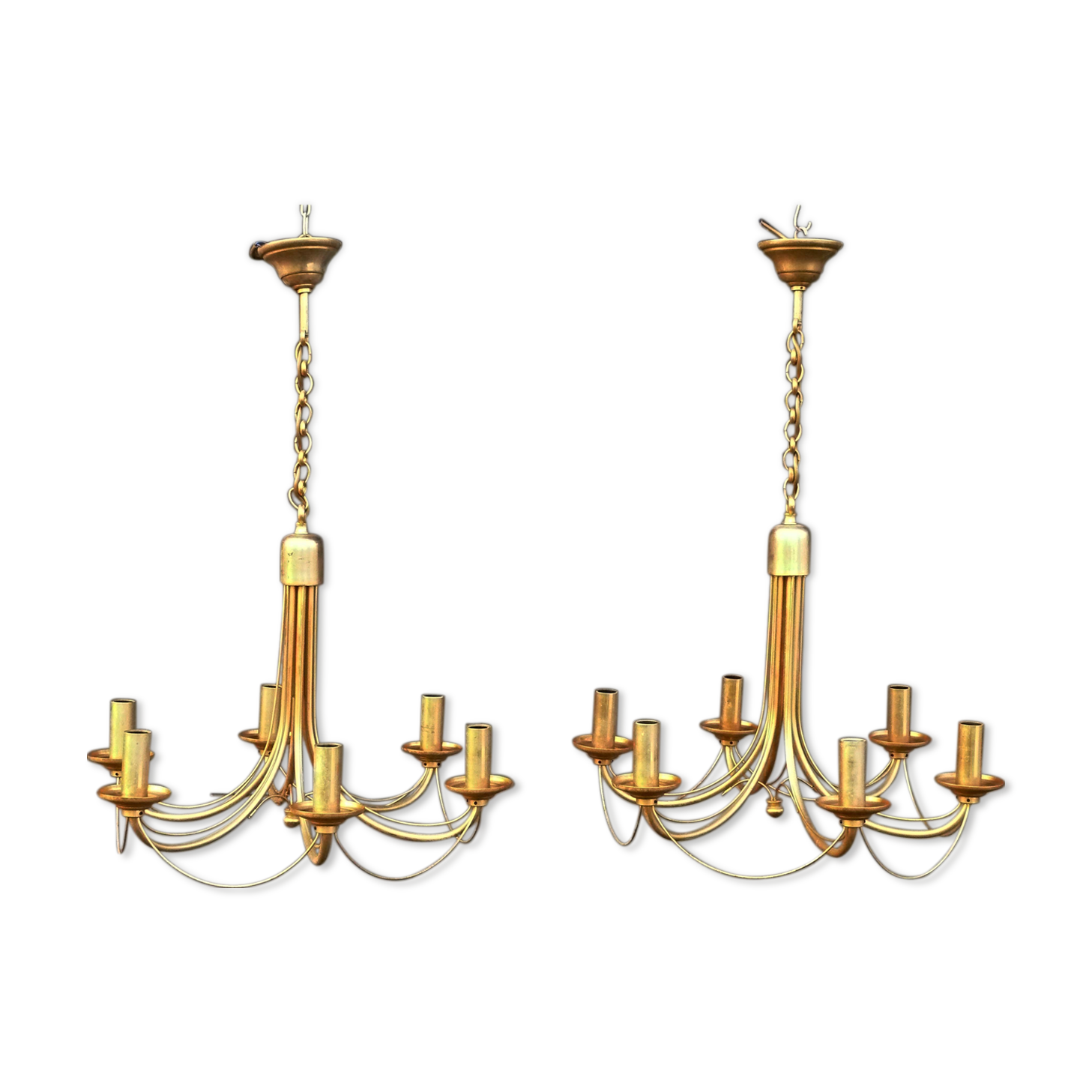 Pair of chandeliers