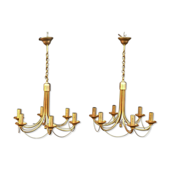 Pair of chandeliers