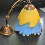 Ancienne lampe pâte de verre