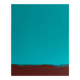 Minimalist painting "Meditative turquoise"