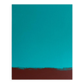 Peinture minimaliste "Meditative turquoise"