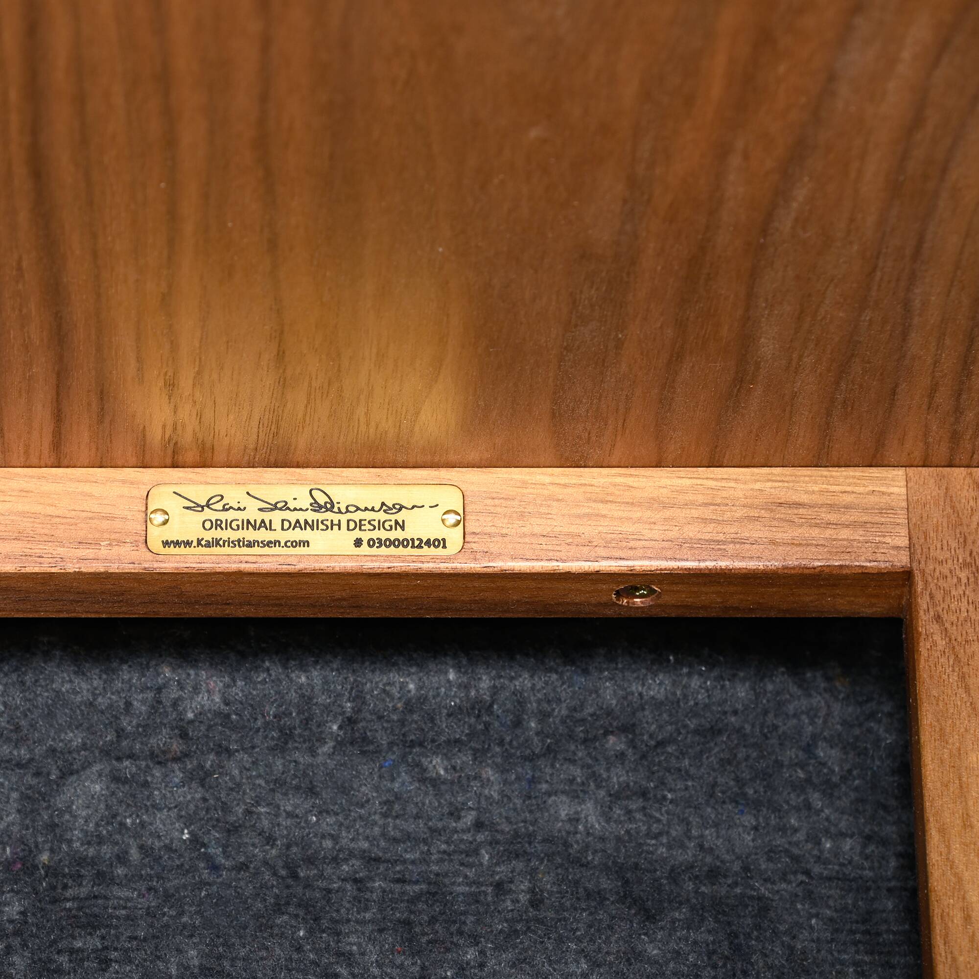Kai Kristiansen Cube No. 33 Interlocking Nesting Tables in Walnut, Denmark