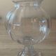Bonbonnière vintage en verre soufflé