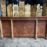 Empire style row in mahogany and oak veneer