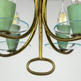 Vintage chandelier attributed to Pietro Chiesa for Fontana Arte, Italy, 1930s.