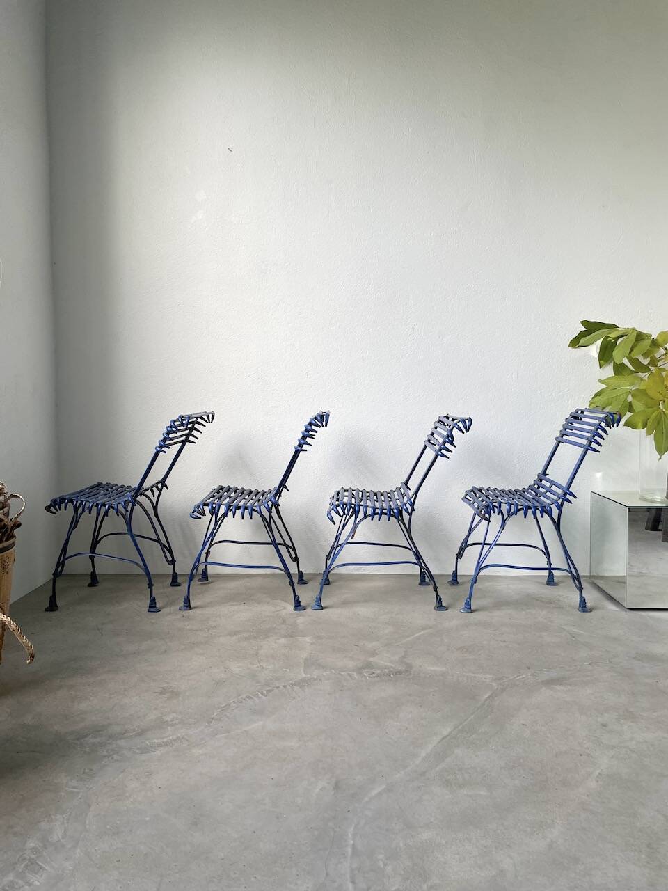 Series of 4 Arras chairs 1900