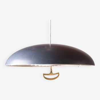 Large Danish Metal Pendant Lamp California model by Vilhem Wolhert & Jorgen Bo/Poulsen 1960.