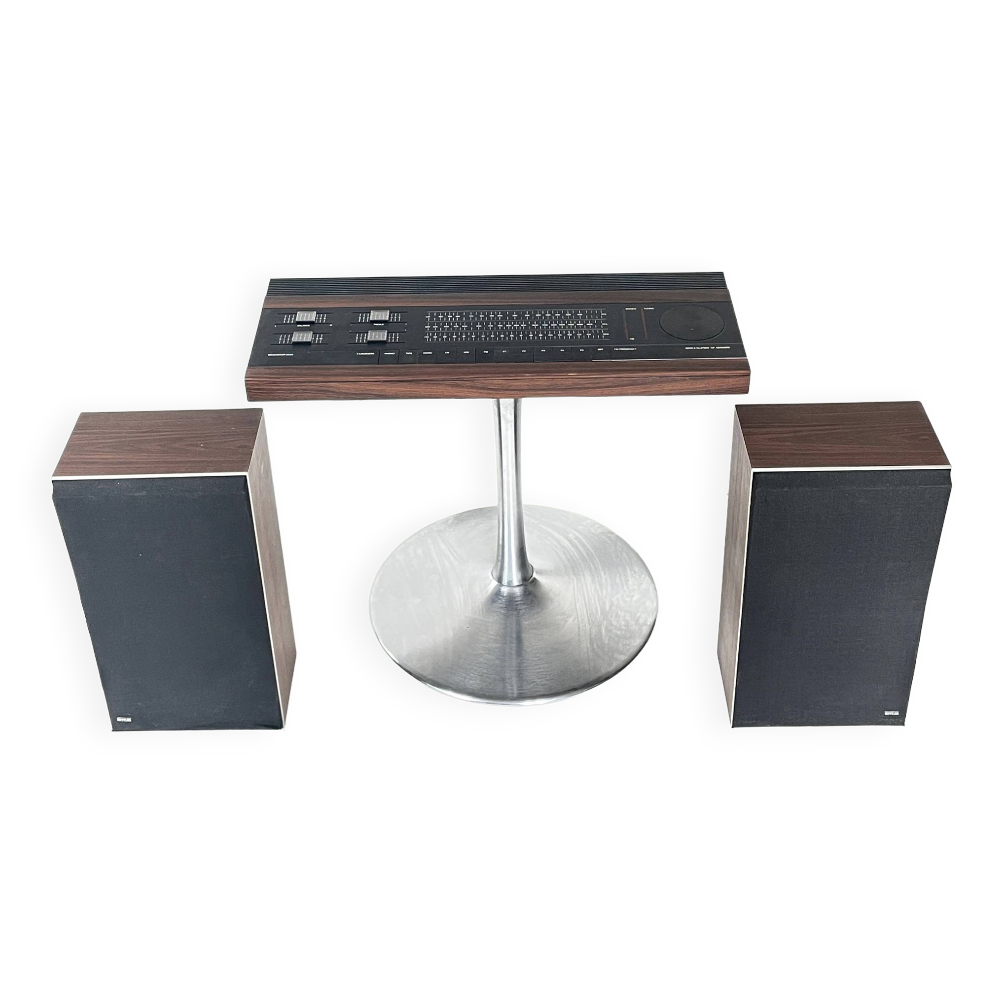 Bang & Olufsen BeoMaster 2000 tuner with Beovox S45 speakers, circa 1970