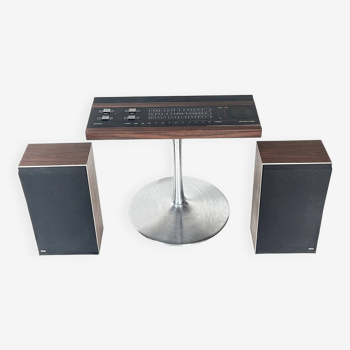 Tuner Bang & Olufsen BeoMaster 2000 avec enceintes Beovox S45, circa 1970