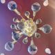 Chrome and glass chandelier by Gaetano Sciolari, 1960s