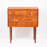 Table de chevet danoise en teck, années 1960
