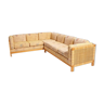 Wicker corner sofa