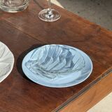 7 vintage shell-shaped bowls in Pyrex glass from France