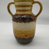 Seventies vintage handle vase