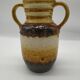 Seventies vintage handle vase