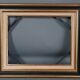 Gilded wood frame gold leaf / lacquered 40x32 cm, foliage 35x22 cm SB