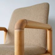 Pair of Danish armchairs in beech