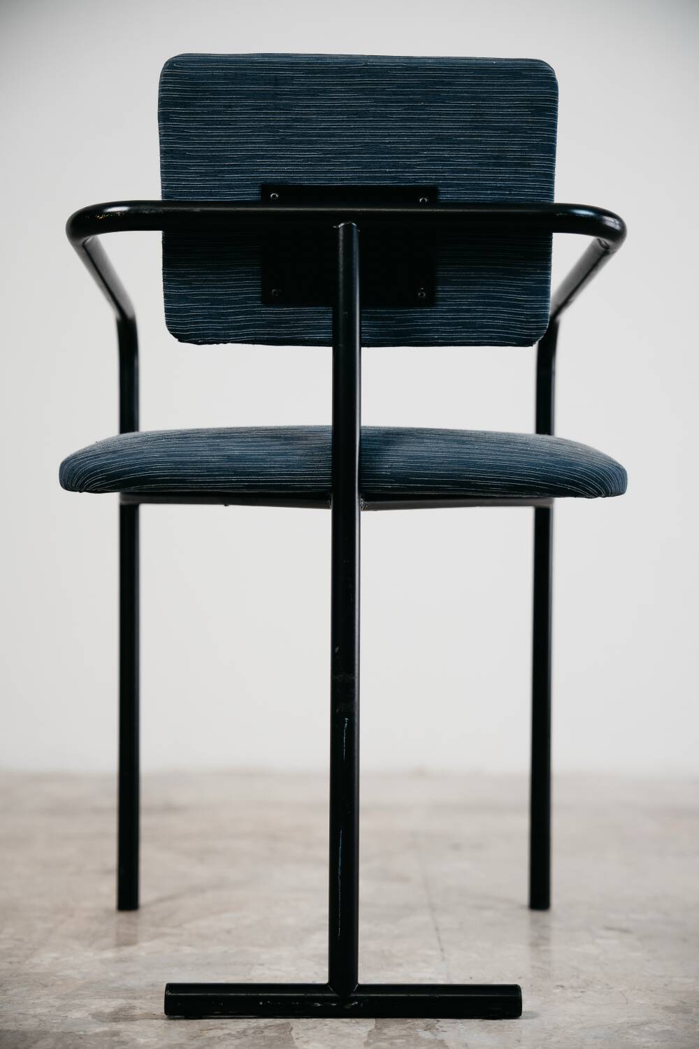 Vintage Minimalist Postmodern Armchair 1980s Modern Design