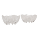 Pair of decorative transparent glass bowls designed by Jan Sylwester Drost, Europe, 1960s.