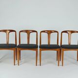 Set of four Danish Design Teak Dining Chairs by Johannes Andersen for Uldum - 1960s