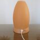 Mushroom lamp in pale orange opaline from the 70s