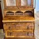 Dutch Scriban, secretary, 19th century, with high window