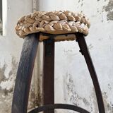 Paire de tabourets corde