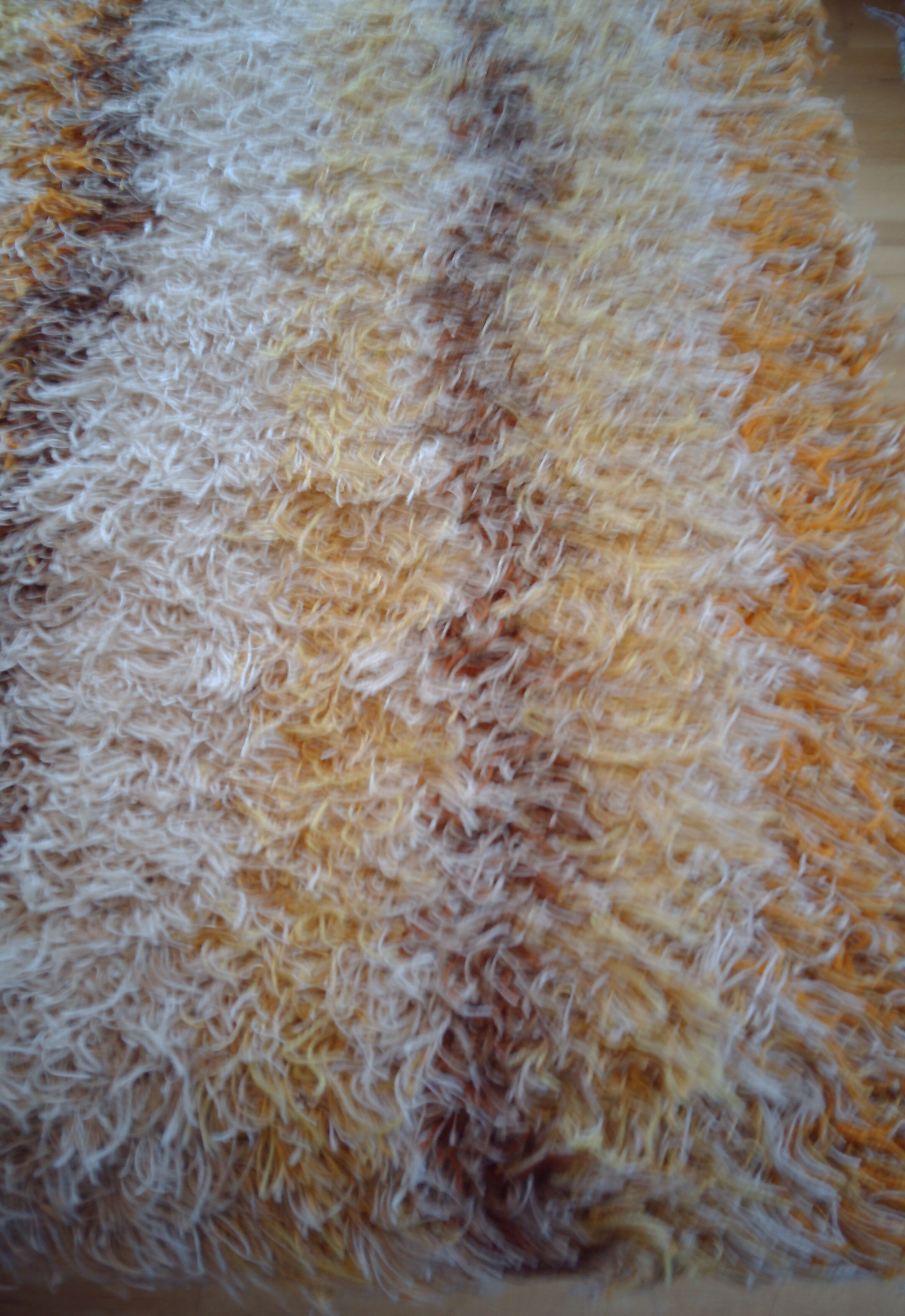 Swedish rya rug from taberg 1960/70's 140x190cm