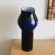 Imposant Vase En Verre Soufflé Bleu Nuit Design