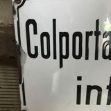 Enamelled plate peddling and begging prohibited