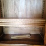Solid wood bookcase