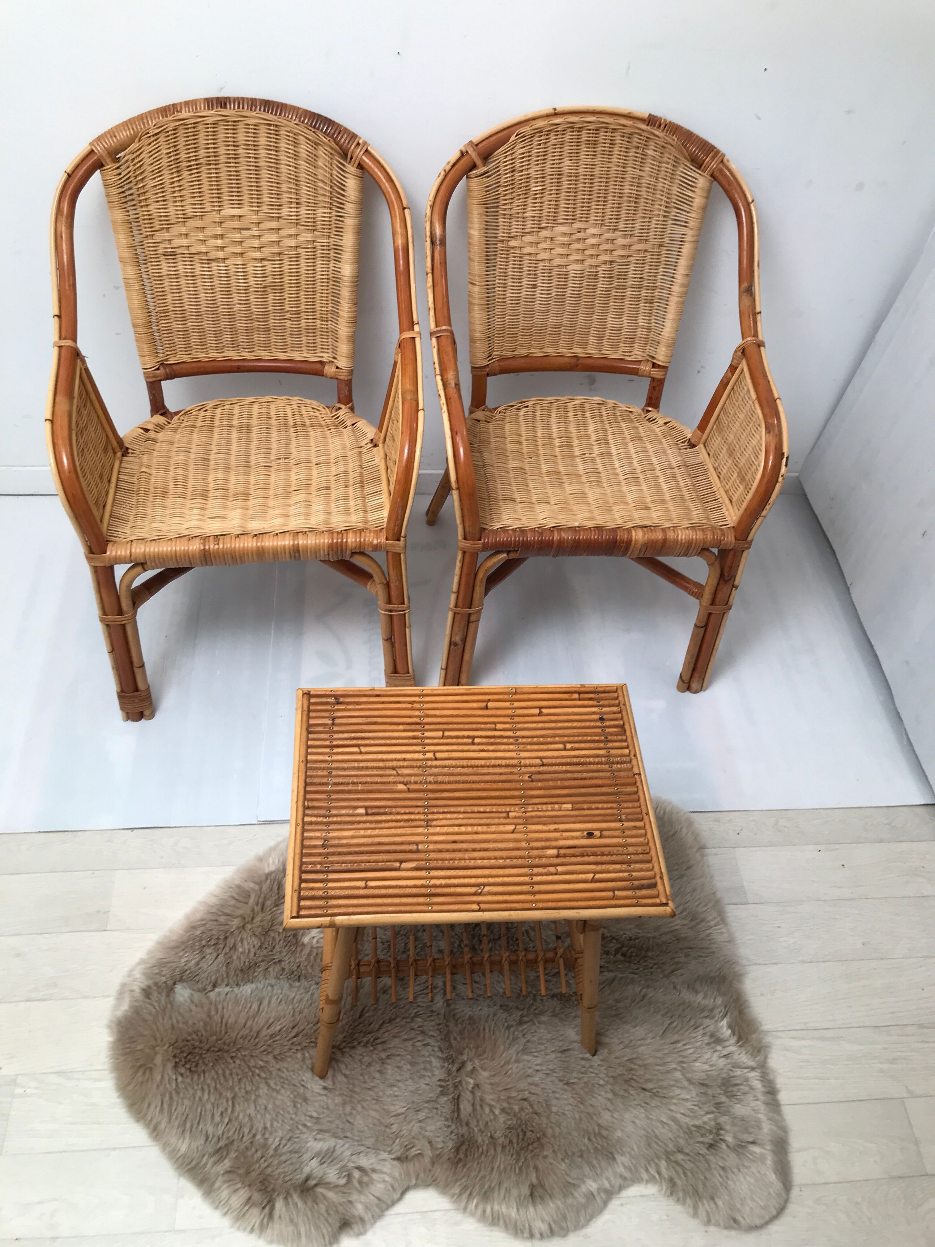 vintage rattan garden furniture