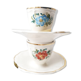 Duo coquetiers stamped and signed