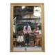 Old rectangular mirror Napoleon III 153cm x 107cm